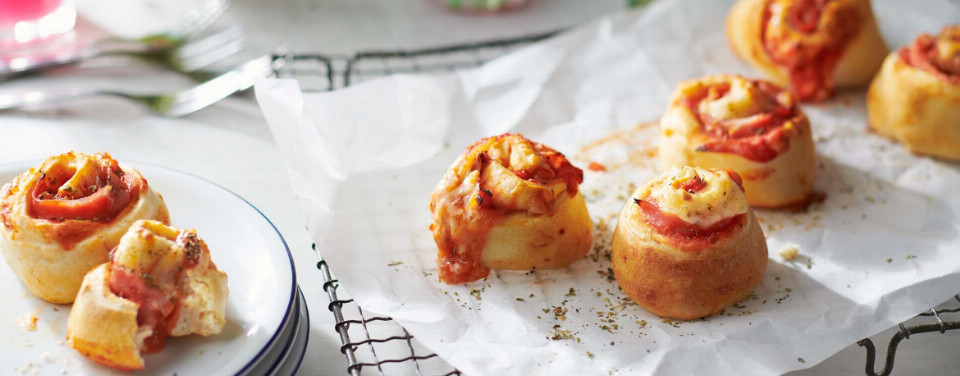 Pizzaschnecken mit Schinkenfüllung - Rezept | LIDL Kochen