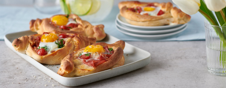 Pizza-Schiffchen mit Prosciutto - Rezept | LIDL Kochen Pizza-Schiffchen mit Prosciutto - Rezept | LIDL Kochen