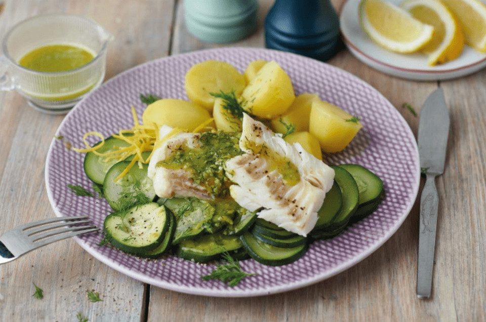 Fisch mit ZitronenDillButter Rezept LIDL Kochen