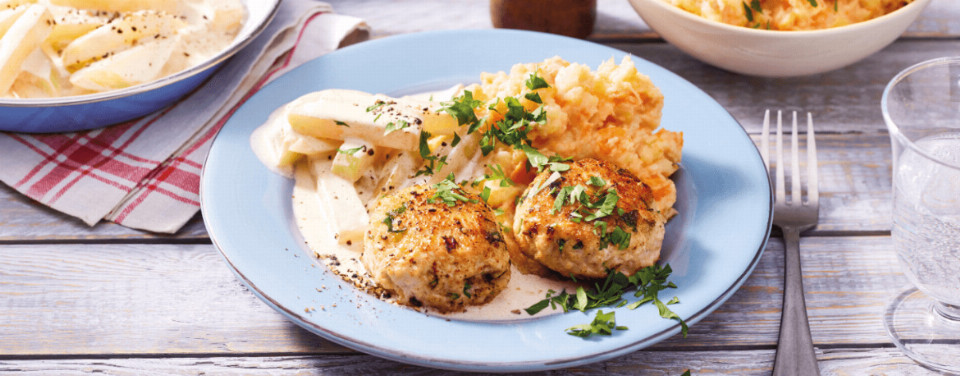 Geflügel-Frikadelle mit Kohlrabi - Rezept | LIDL Kochen