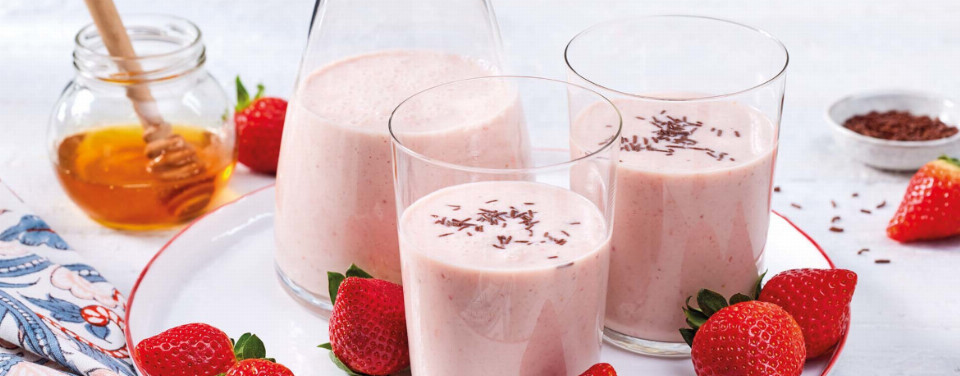 Erdbeer-Bananen-Smoothie - Rezept | LIDL Kochen Erdbeer-Bananen-Smoothie - Rezept | LIDL Kochen