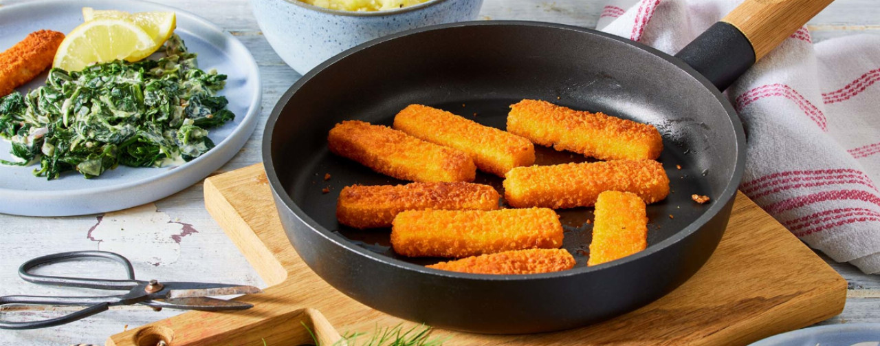 Vegane Fischstäbchen mit Kartoffel-Stampf - Rezept | LIDL Kochen