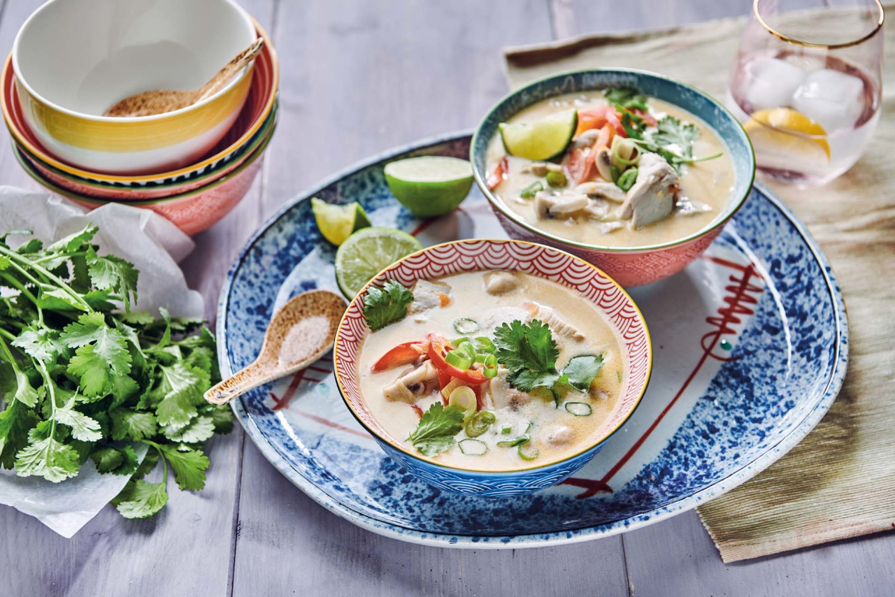 Kokossuppe Tom Kha Gai - Rezept | LIDL Kochen