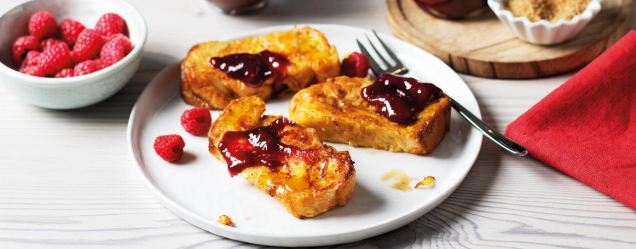 Arme Ritter mit Himbeermarmelade - Rezept | LIDL Kochen