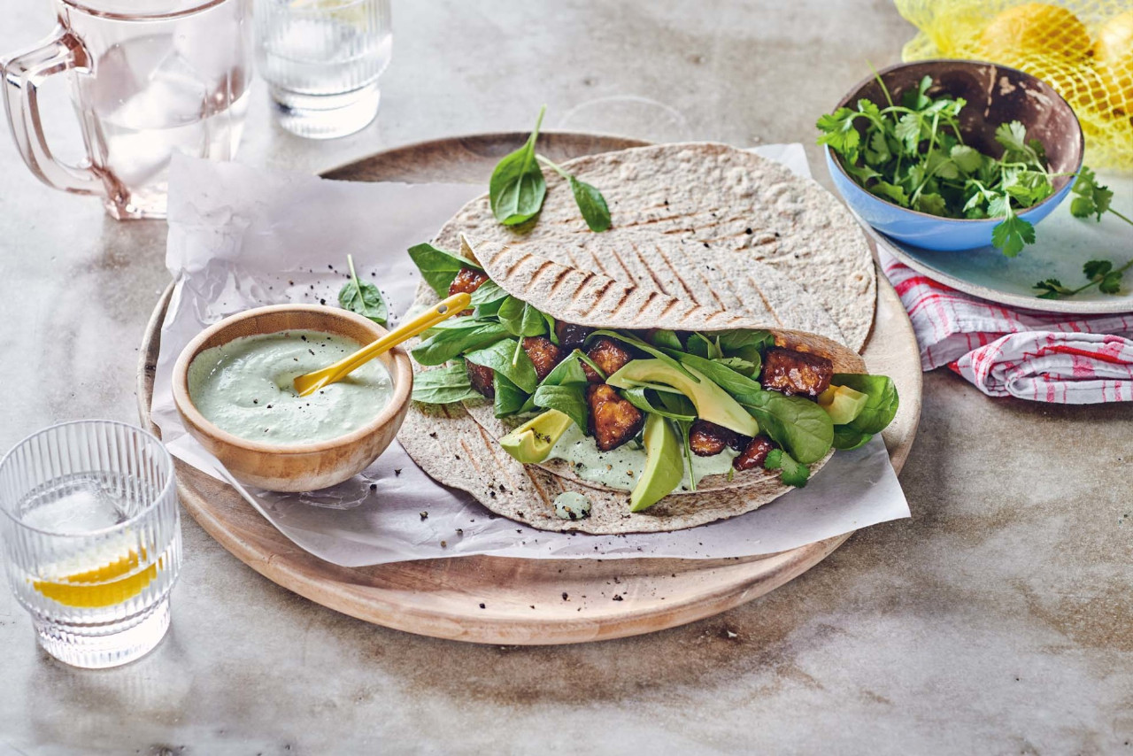 Vegane Wraps mit Tofu - Rezept | LIDL Kochen