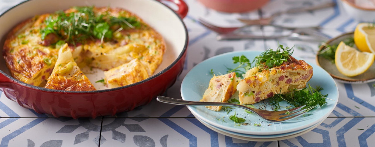 Kohlrabi-Frittata mit Kräutern - Rezept | LIDL Kochen Kohlrabi-Frittata mit Kräutern - Rezept | LIDL Kochen