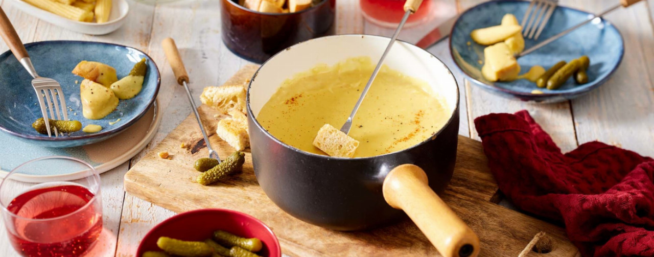 Veganes Fondue mit knuspr. Brot - Rezept | LIDL Kochen