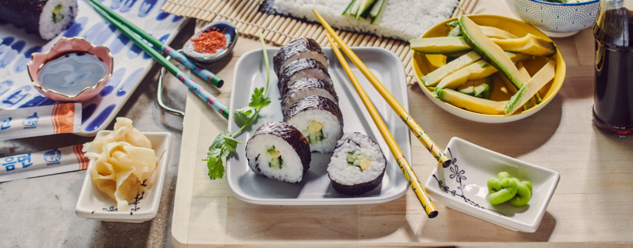 Maki Sushi mit Avocado und Gurke - Rezept | LIDL Kochen