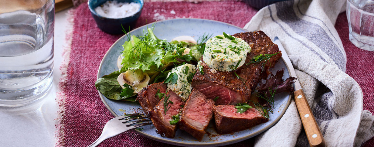 Marinierte Rumpsteaks aus der Heißluftfritteuse Rezept LIDL Kochen