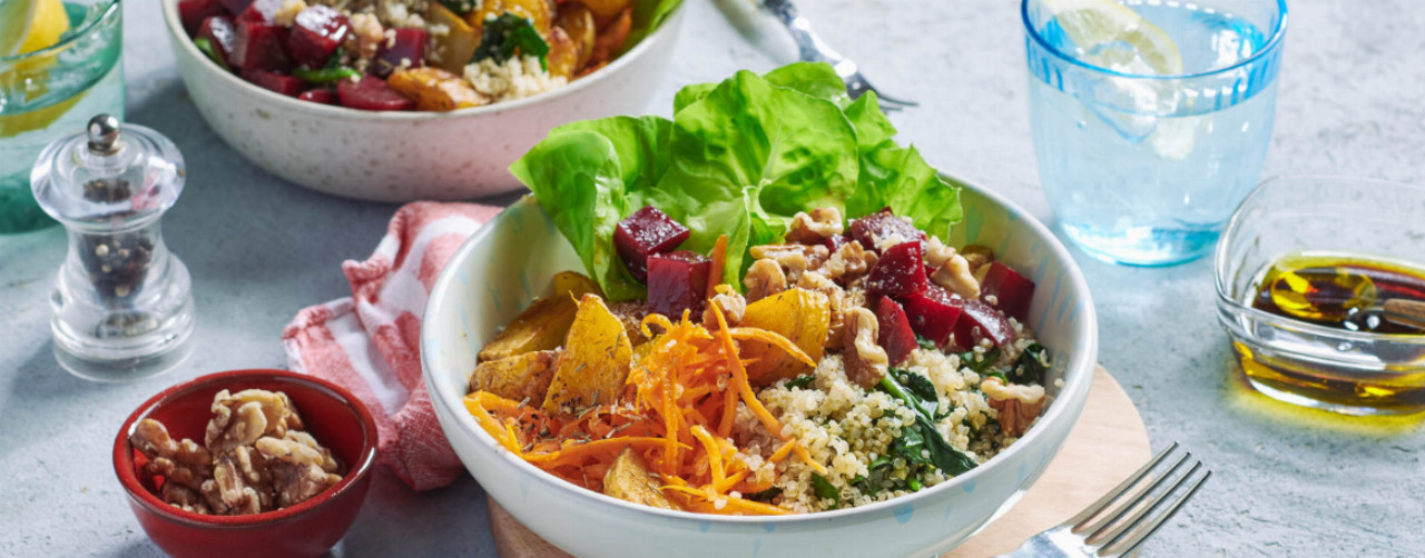 Quinoa-Bowl mit Kartoffelwürfeln - Rezept | LIDL Kochen