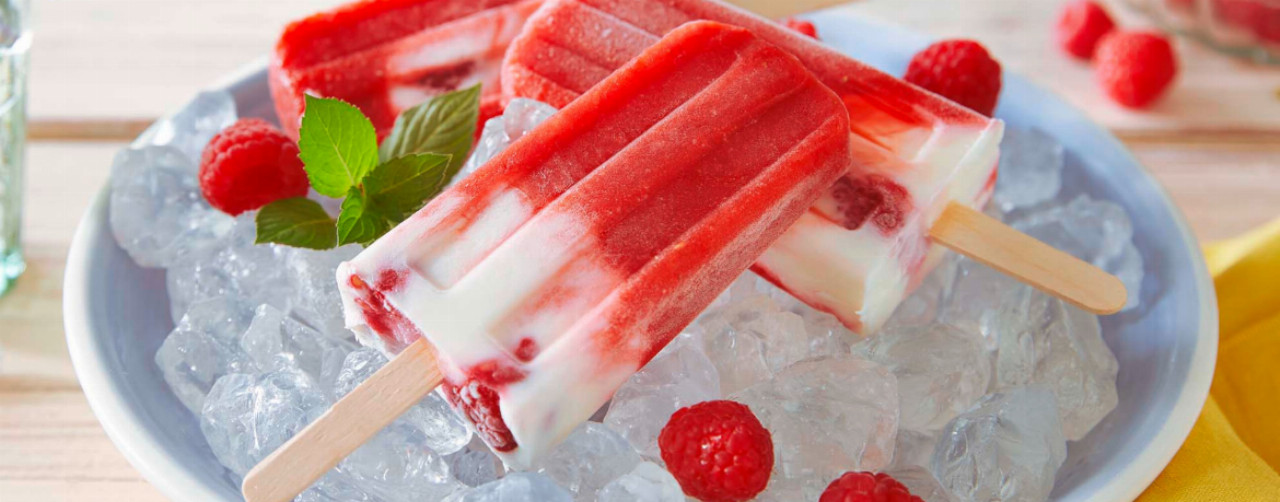 JoghurtHimbeer Eis am Stiel Rezept LIDL Kochen