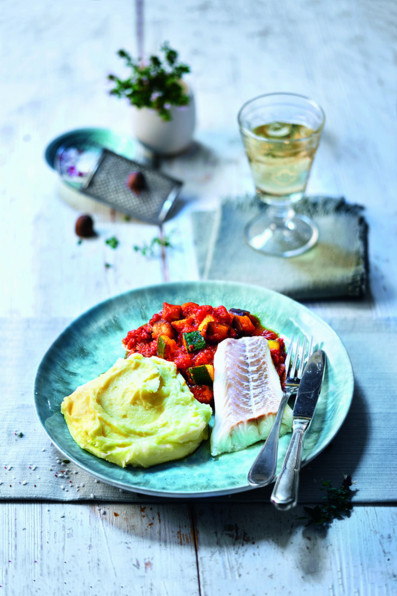 Kabeljau mit Gemüse und Kartoffe Monsieur Cuisine Rezept