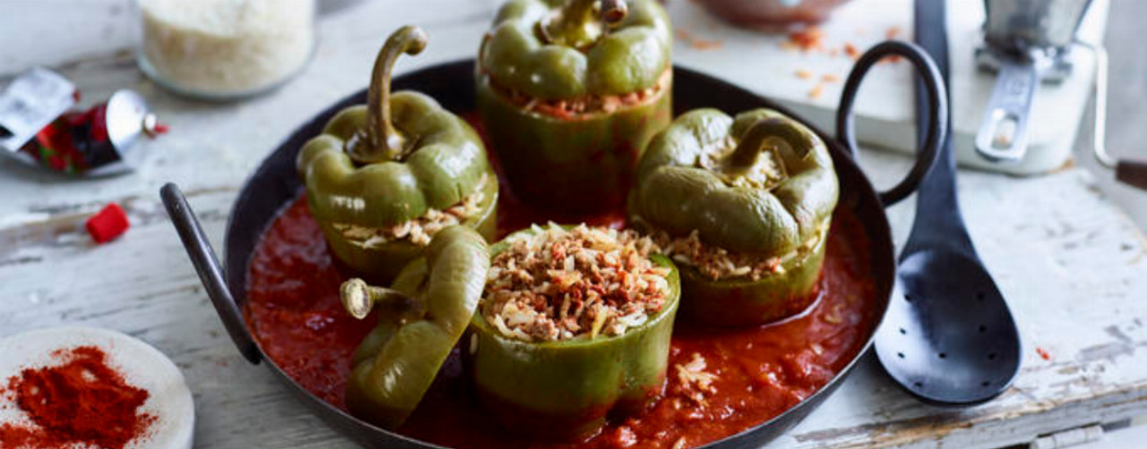Gefüllte Paprika mit Hackfleisch - Rezept | LIDL Kochen
