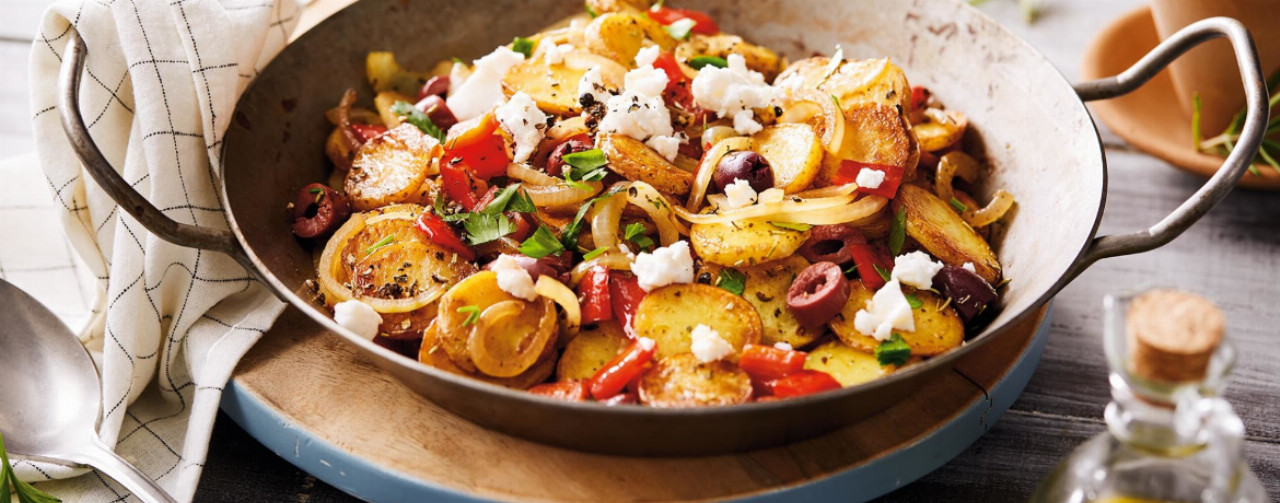 Griechische Kartoffelpfanne - Rezept | LIDL Kochen