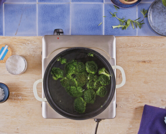 Dies ist Schritt Nr. 3 der Anleitung, wie man das Rezept Raclette zubereitet.