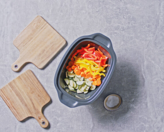 Dies ist Schritt Nr. 2 der Anleitung, wie man das Rezept Gemüse-Tajine mit Couscous zubereitet.