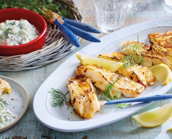 Dies ist Schritt Nr. 1 der Anleitung, wie man das Rezept Kabeljau mit Gurkenremoulade zubereitet.