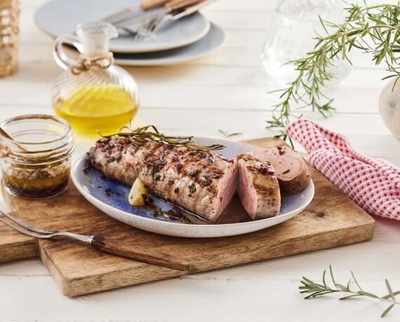 Dies ist Schritt Nr. 1 der Anleitung, wie man das Rezept Mediterranes Schweinefilet zubereitet.