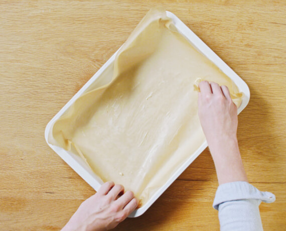 Dies ist Schritt Nr. 1 der Anleitung, wie man das Rezept Erdnussbutter-Brownies zubereitet.