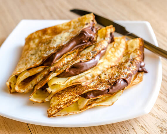 [Schnell &amp; einfach] Pfannkuchen mit Nuss-Nougat-Creme | LIDL Kochen