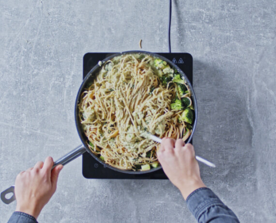 Veganes Spinat-Nudel Rezept - Rezept | LIDL Kochen