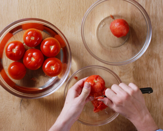 Dies ist Schritt Nr. 2 der Anleitung, wie man das Rezept Ratatouille zubereitet.