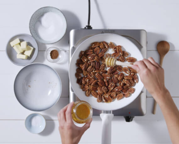 Dies ist Schritt Nr. 3 der Anleitung, wie man das Rezept Bananen-Zimtschnecken zubereitet.