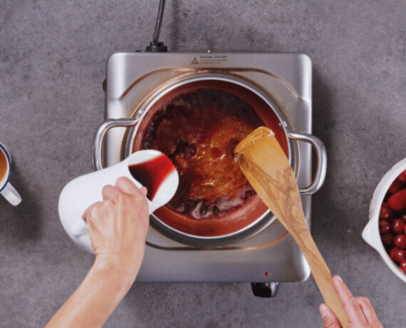 Rote Grütze mit Vanillesauce - Rezept | LIDL Kochen