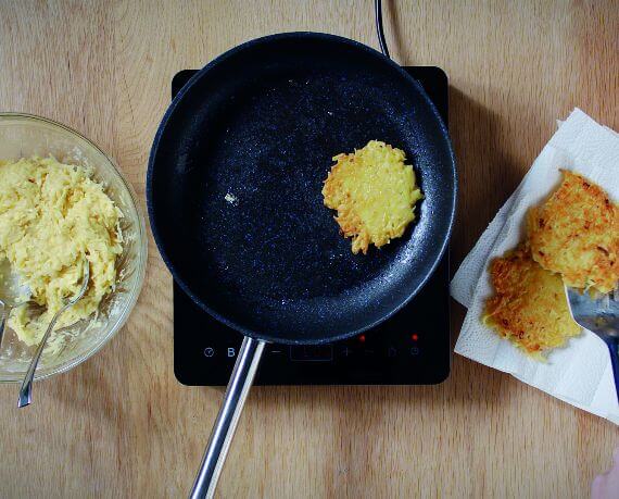 Dies ist Schritt Nr. 4 der Anleitung, wie man das Rezept Kartoffelpuffer Grundrezept zubereitet.