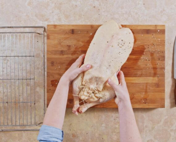 Dies ist Schritt Nr. 5 der Anleitung, wie man das Rezept Gans vorbereiten zubereitet.