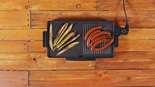 Dies ist Schritt Nr. 4 der Anleitung, wie man das Rezept Merguez mit Tabouleh und gegrillter Aubergine zubereitet.