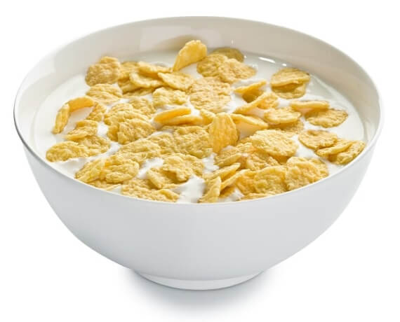 Cornflakes mit Sojadrink