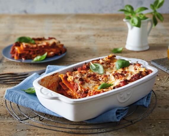 Vegane Lasagne mit Vemondo Hack