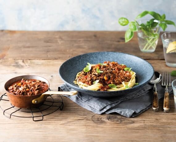 Spaghetti mit Vemondo Bolognese