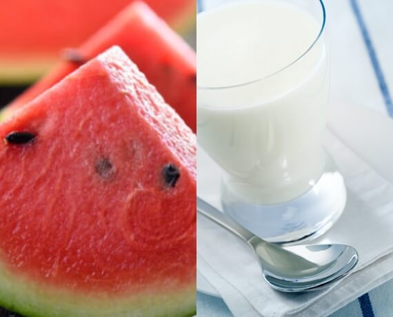 Wassermelone + Kefir