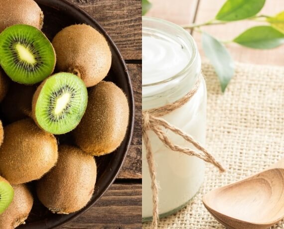 Kiwi + Naturjoghurt