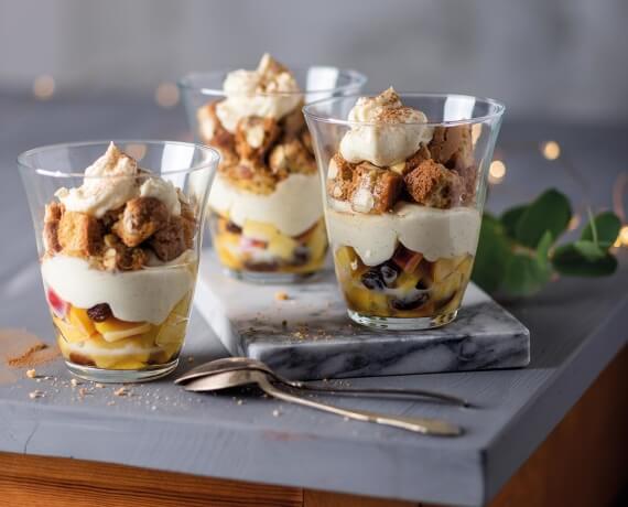 Bratapfel-Tiramisu mit Cantuccini