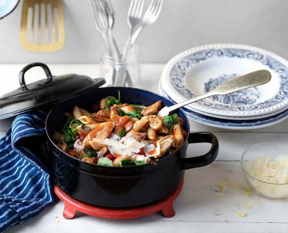 One Pot Pasta mit Hähnchen