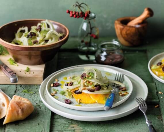 Fenchel-Orangensalat mit Oliven