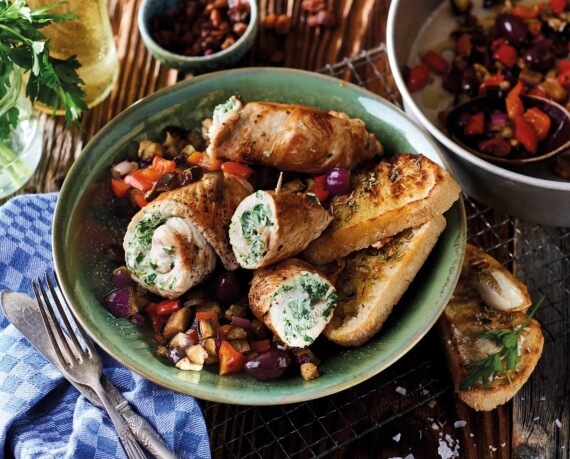 Puteninvoltini mit Caponata