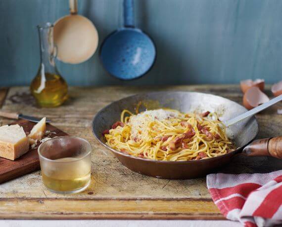 Klassische Spaghetti Carbonara