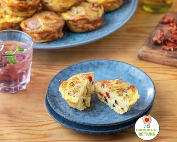 [Schnell &amp; einfach] Mediterrane Nudel-Muffins | LIDL Kochen