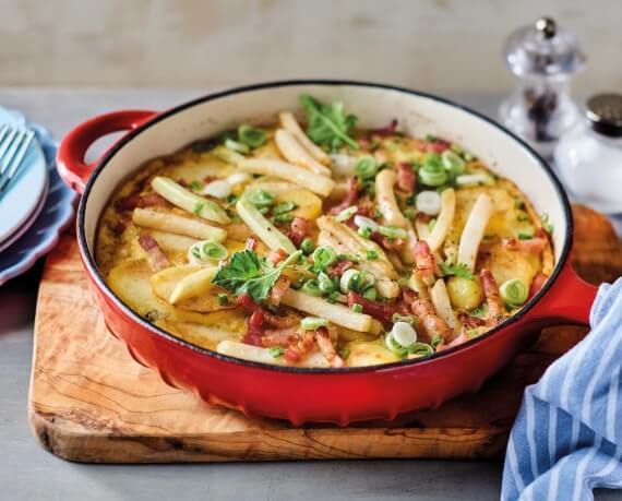 Kohlrabi-Kartoffel-Frittata