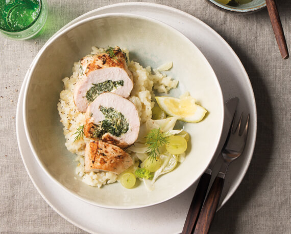 Hähnchenbrustfilets mit Risotto - Rezept | LIDL Kochen