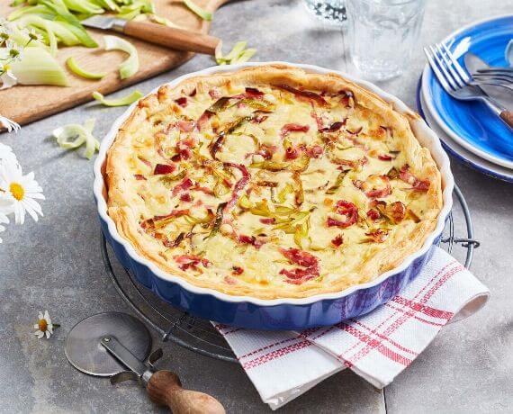 Quiche Lorraine mit Schwarzwälder Schinken und Lauch