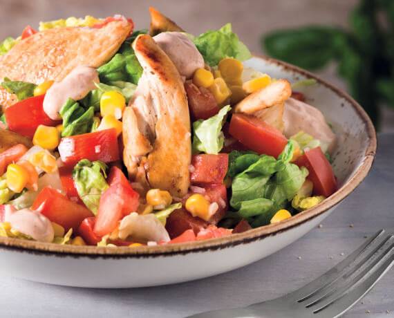 [Schnell &amp; einfach] Hähnchen mit Salat und BBQ-Dip | LIDL Kochen