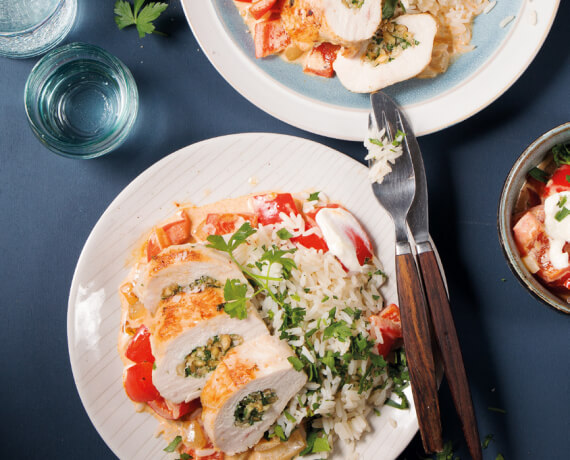 ᐉ Ofenfeta mit Paprikagemüse - koche.eu
