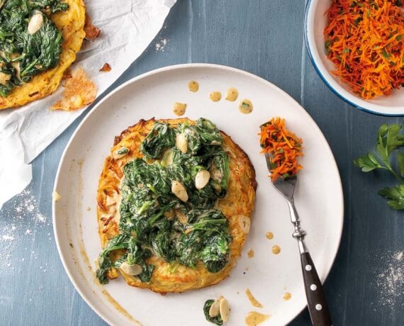 [Schnell &amp; einfach] Kartoffelpuffer mit Rahmspinat | LIDL Kochen