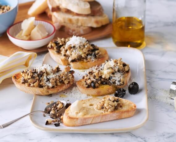 [Schnell &amp; einfach] Pilz-Bruschetta | LIDL Kochen