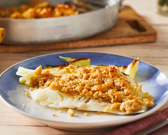 Spitzkohl mit Parmesankruste für 4 Personen von lidl-kochen.de